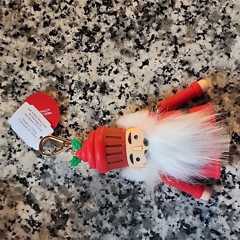 BBW Christamas nutcracker fiber optic light up pocketbac holder